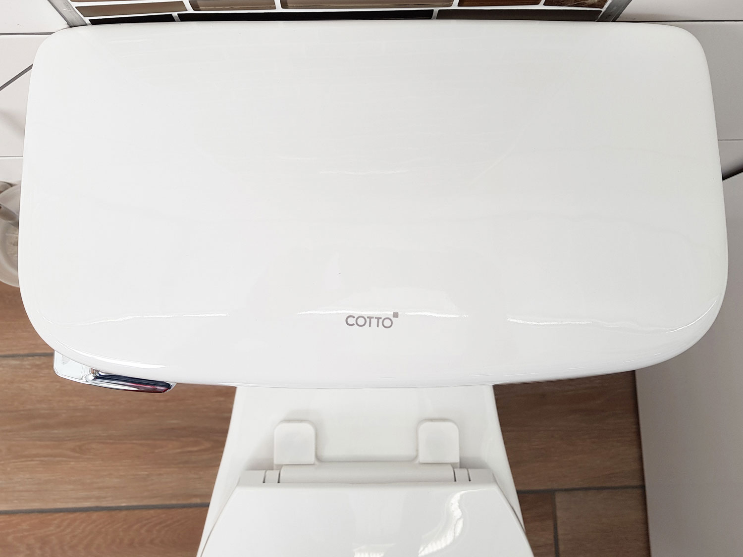 COTTO Ben II-P White Single Front Flush Toilet Suite