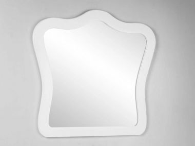 White Angelique Mirror - 800 x 750mm