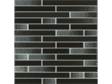 Paride Black Glass Mosaic - 300 x 300mm