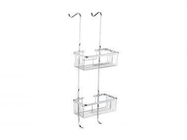 Cellini Stainless Steel Double Shower Basket