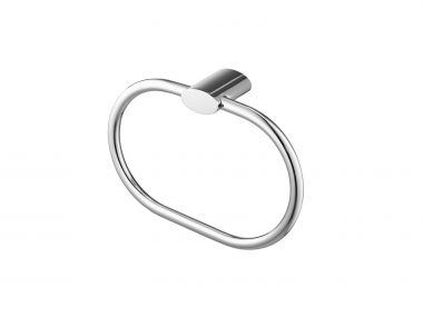 COTTO Curve Chrome Towel Ring
