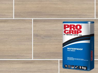 Pro Grip White Waterproof Tile Grout - 5 Kg