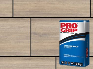 Pro Grip Black Waterproof Tile Grout - 5 Kg