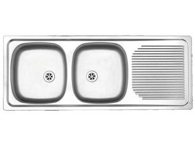 Franke Projectline Double Kitchen Sink PLN621 - 1160 x 460mm