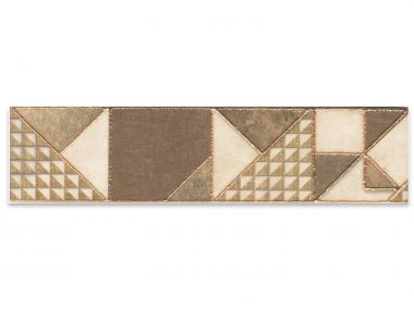 Sequence Beige Matt Ceramic Wall Listello - 200 x 56mm