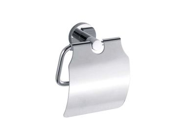 Gloria Chrome Toilet Paper Holder With Cover