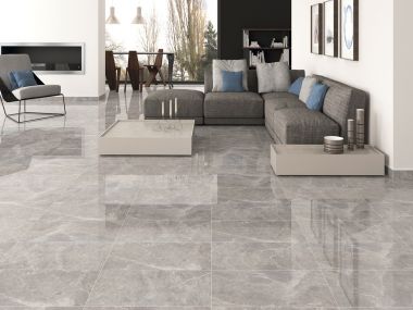 Pietra Grey Porcelain Floor Tile - 600 x 600mm