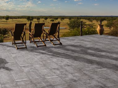 Kilimanjaro Twinstone Grey Matt Porcelain Floor Tile - 350 x 350mm