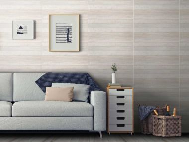 Wood Blend Matt Ceramic Feature Wall Tile - 600 x 300mm