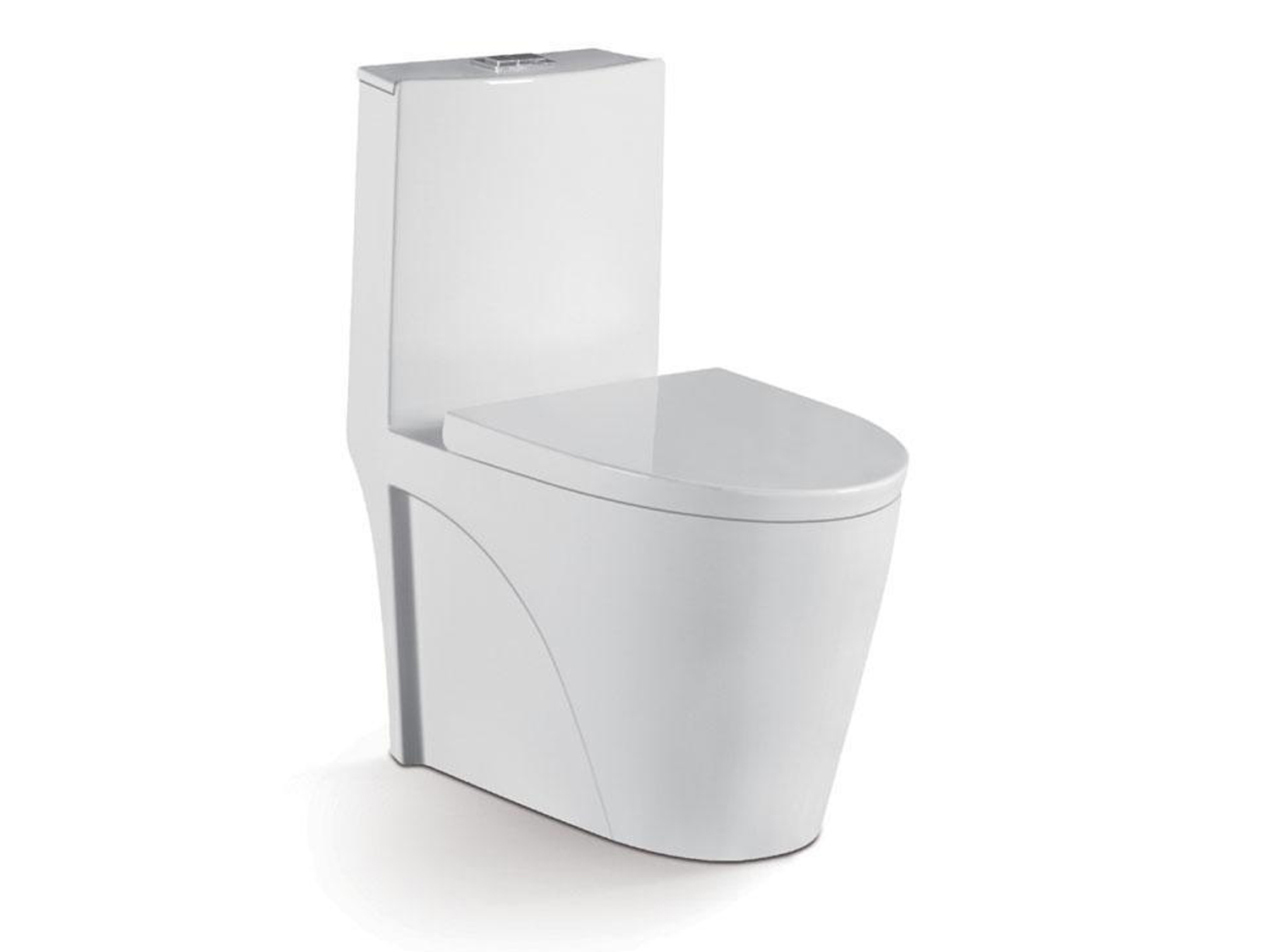 Ekos Zeta White Dual Top Flush Toilet Suite
