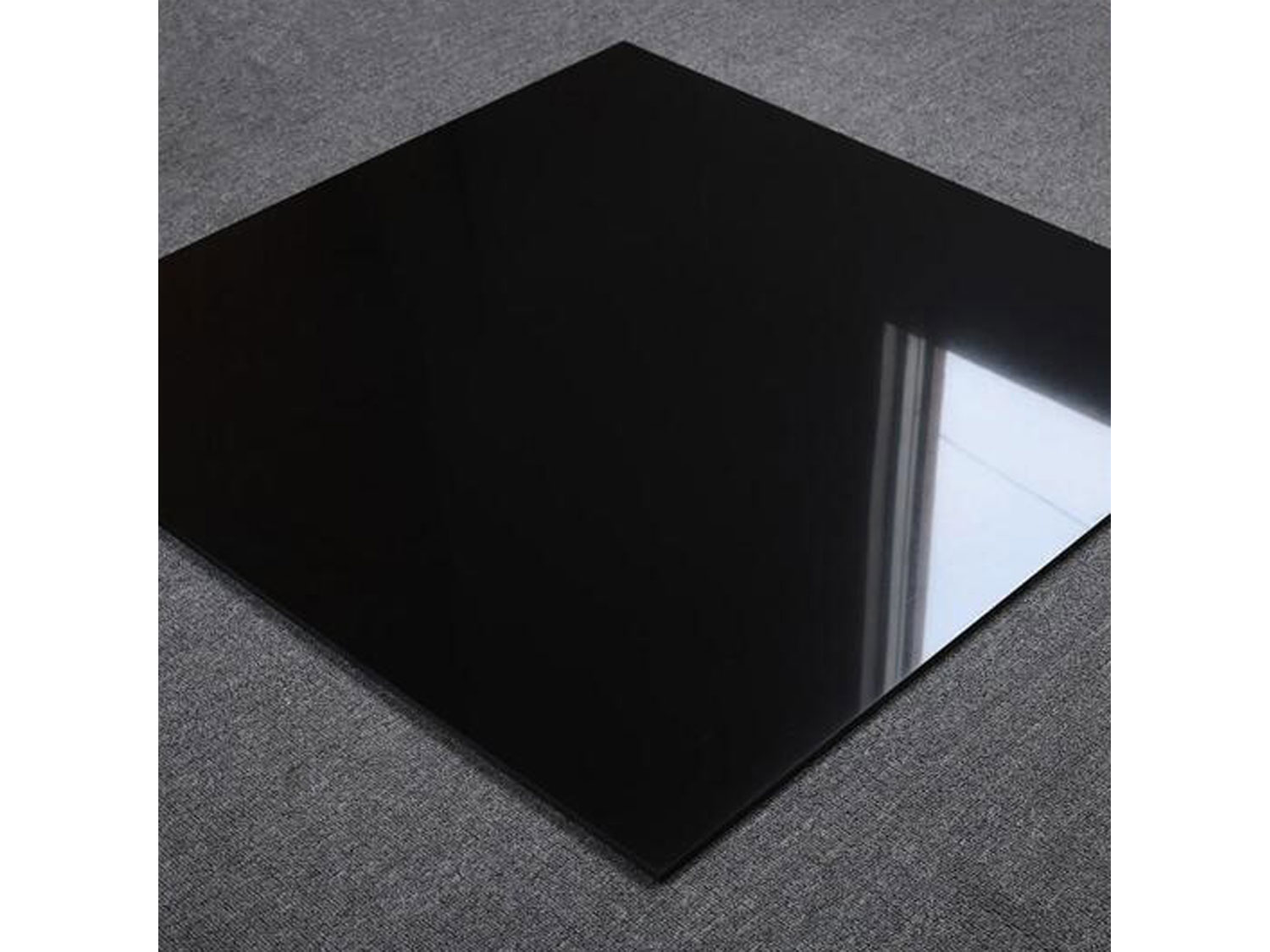 Nanosino Super Black Polished Porcelain Floor Tile