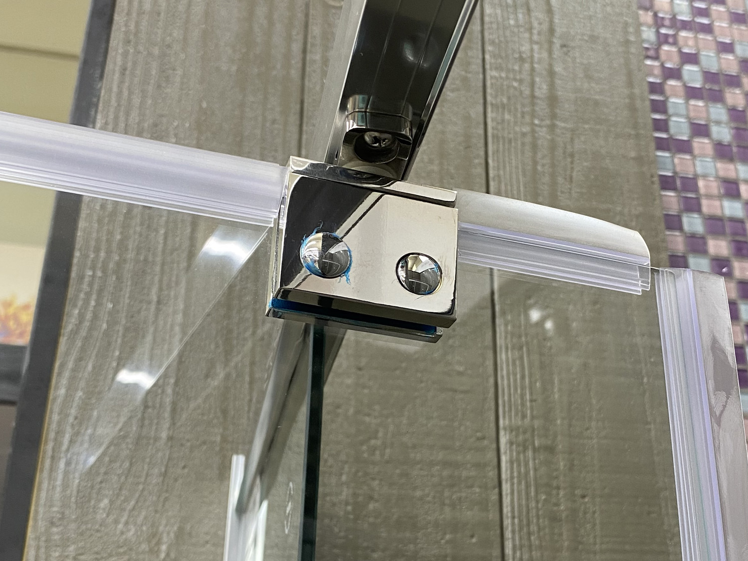 Shower Screen With One Pivot Door - 1000 x 1 s1